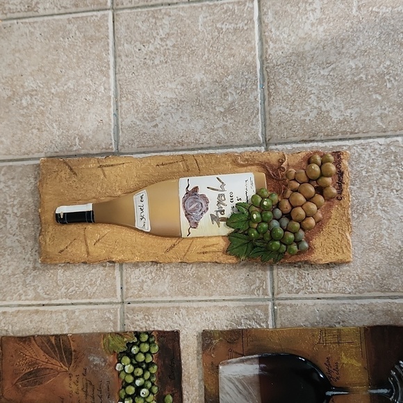 3d Wine Wall Art set of 4 - Picture 3 of 9
